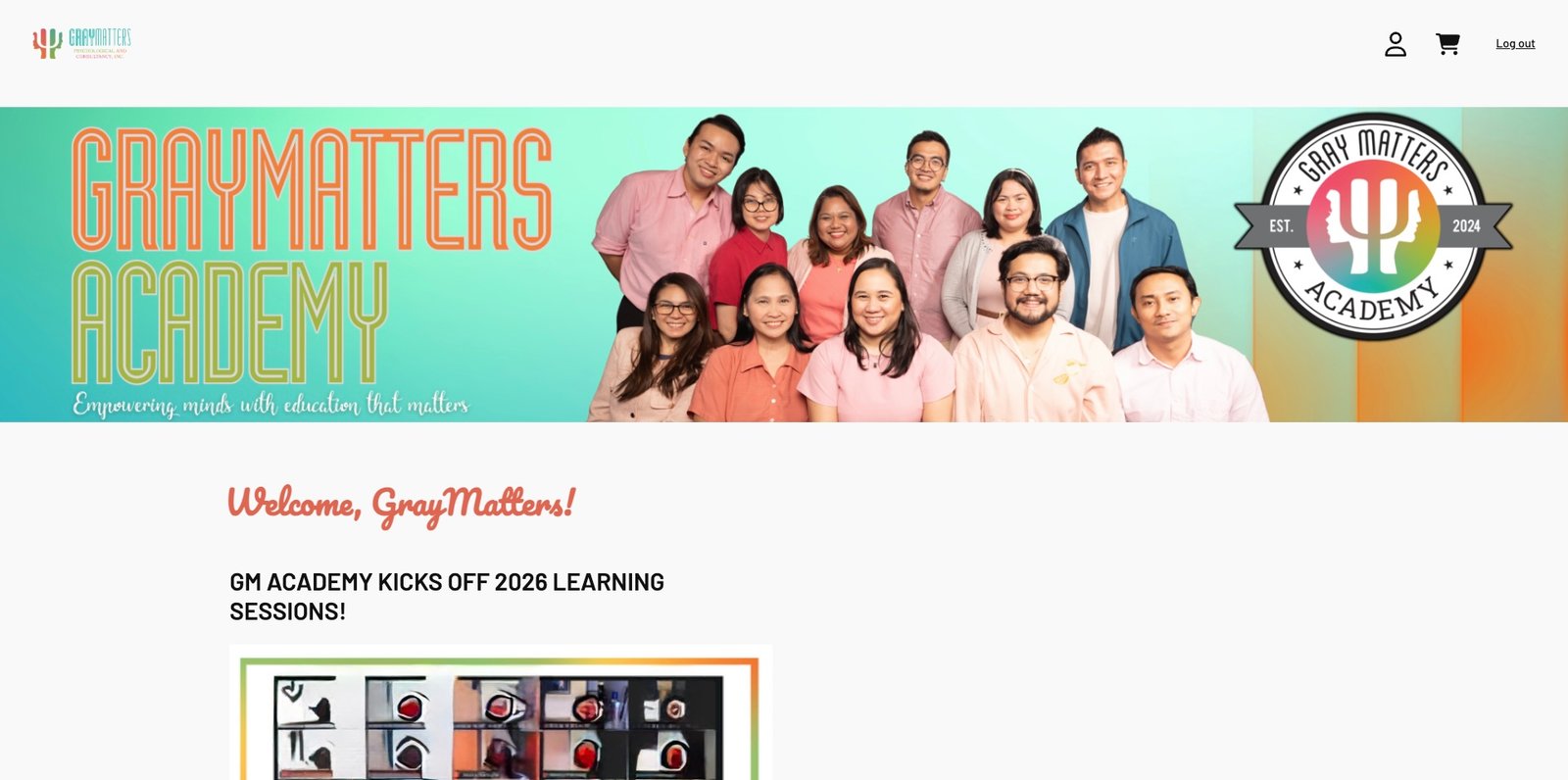 GrayMatters Academy — Homepage