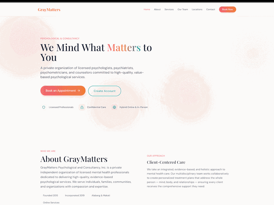 GrayMatters — Mental Health Tech
